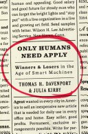 Cover of Only Humans Need Apply
