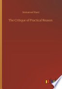 Cover of The Critique of Practical Reason
