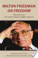Milton Friedman on Freedom Cover