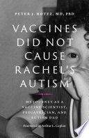 Cover of Vaccines Did Not Cause Rachel's Autism