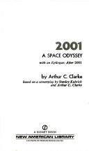 2001, a Space Odyssey Cover