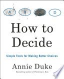 Cover of How to Decide