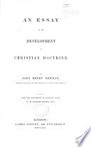 Cover of An Essay on the Development of Christian Doctrine