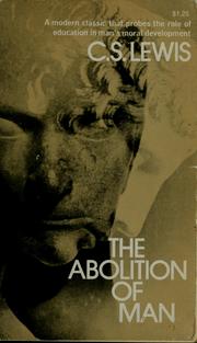 The Abolition of Man