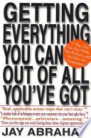 Cover of Getting Everything You Can Out of All You've Got