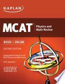 Kaplan MCAT Physics and Math Review Cover
