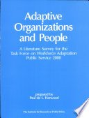 Cover of Adaptive Organizations and People