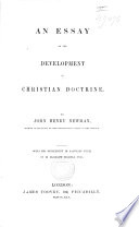 An Essay on the Development of Christian Doctrine Cover