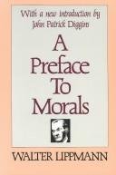 Cover of A preface to morals