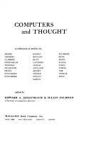 Computers and Thought Cover