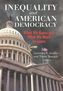 Cover of Inequality and American Democracy