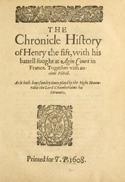 King Henry V Cover