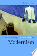 The Cambridge Introduction to Modernism