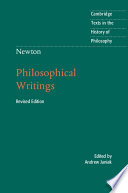 Newton: Philosophical Writings Cover
