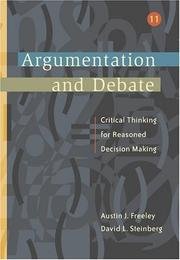 Cover of Argumentation and debate
