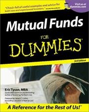 Cover of Mutual funds for dummies