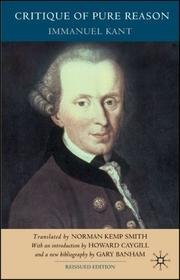 Cover of Critique of Pure Reason