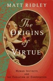 Cover of The origins of virtue