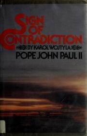 Cover of Sign of contradiction