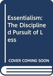 Cover of Essentialism: The Disciplined Pursuit of Less (Korean Edition)