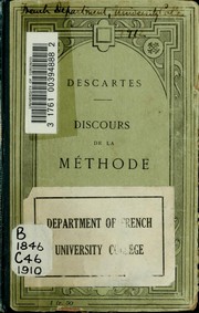 Discours de la méthode