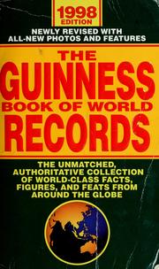 The Guinness book of world records, 1998. Cover