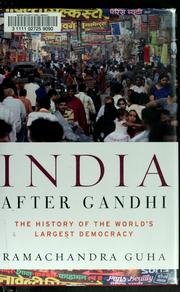 Cover of India after Gandhi
