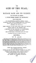 Cover of The Gem of the Peak; Or Matlock Bath and Its Vicinity; an Account of Derby; a Tour from Derby to Matlock