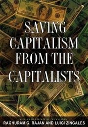 Cover of Saving capitalism from the capitalists