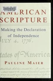 Cover of American scripture