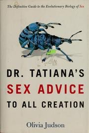 Cover of Dr. Tatiana's sex advice to all creation