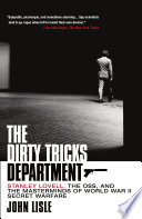 The Dirty Tricks Department Cover