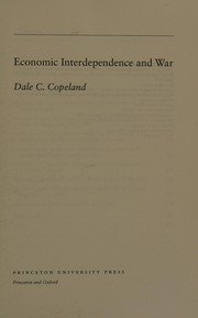 Cover of Economic Interdependence and War
