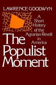 Cover of The Populist moment