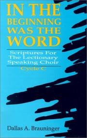 Cover of In the Beginning Was the Word