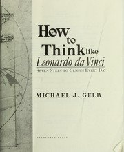 Cover of How to think like Leonardo Da Vinci