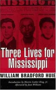 Cover of Three lives for Mississippi
