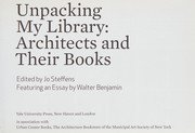Cover of Unpacking my library