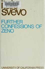 Cover of Further confessions of Zeno