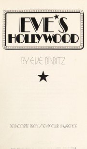 Cover of Eve's Hollywood