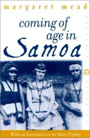 Cover of Coming of age in Samoa