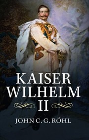 Kaiser Wilhelm II, 1859-1941 Cover