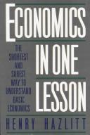 Economics in One Lesson