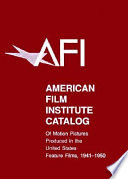 AFI Catalog of Motion Pictures Produced in the United States Cover