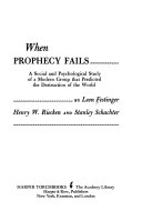 When Prophecy Fails Cover