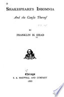 Shakespeare's Insomnia and the Causes Thereof