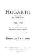 Hogarth: Art and politics, 1750-1764 Cover