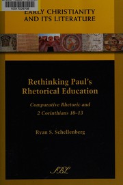 Rethinking Paul's rhetorical education