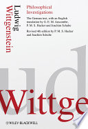 Philosophical Investigations Cover